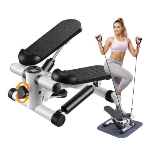 Mini Stepper with Resistance Bands for Home Workout | FITZEV