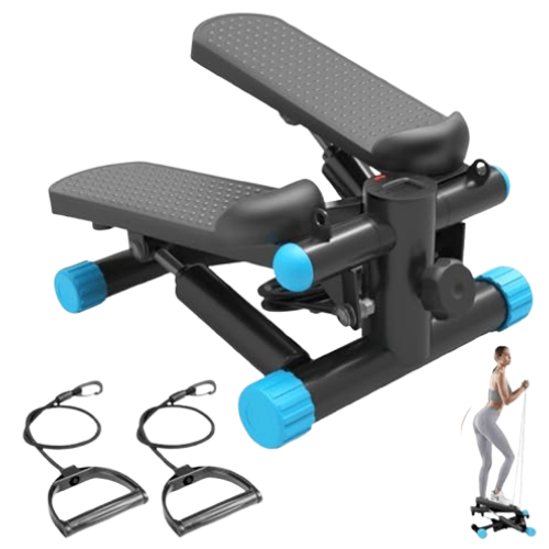 Mini Stepper with Resistance Bands for Home Workout | FITZEV