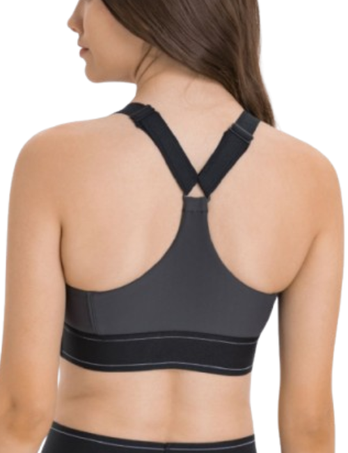 Millennia Contrast Sports Bra | Women's Yoga & Gym Activewear | FITZEV