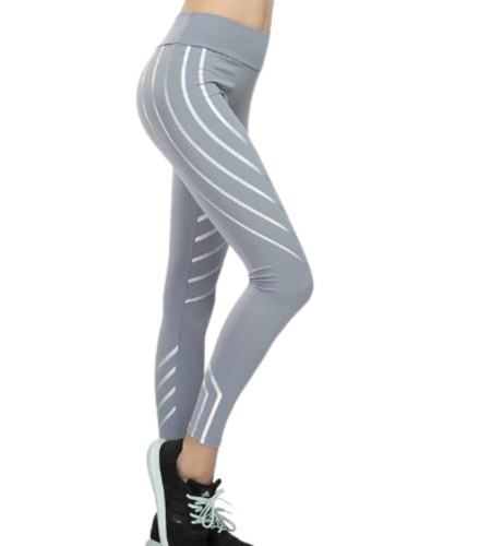 Women's Glow in the Dark Leggings | Reflective Workout Leggings | FITZEV