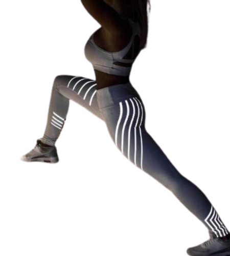 Women's Glow in the Dark Leggings | Reflective Workout Leggings | FITZEV