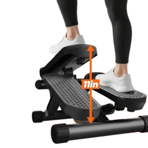 Mini Stepper with Resistance Bands for Home Workout | FITZEV