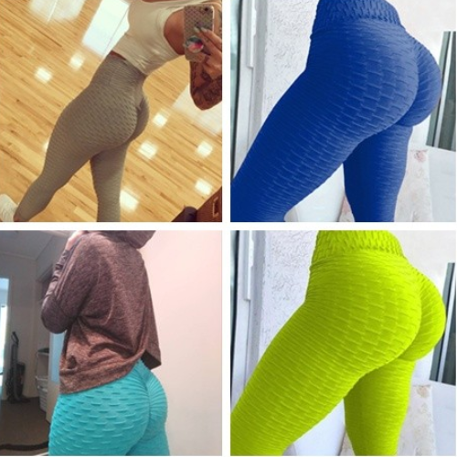 Women's High Waist Scrunch Leggings | Gym & Yoga Activewear | FITZEV